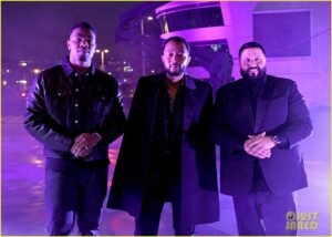 FRIDAYY, DJ KHALED ET JHON LEGEND aux Graamy awards 2023 crédit photo: Google